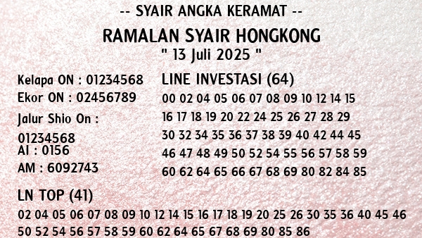 Prediksi Hongkong
