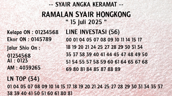 Prediksi Hongkong