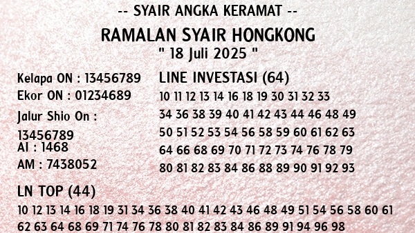 Prediksi Hongkong