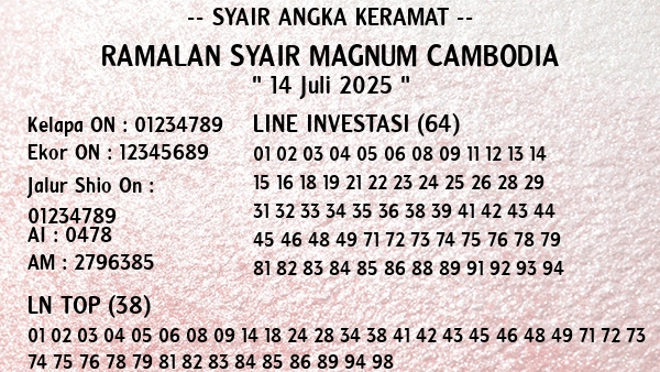 Prediksi Magnum Cambodia