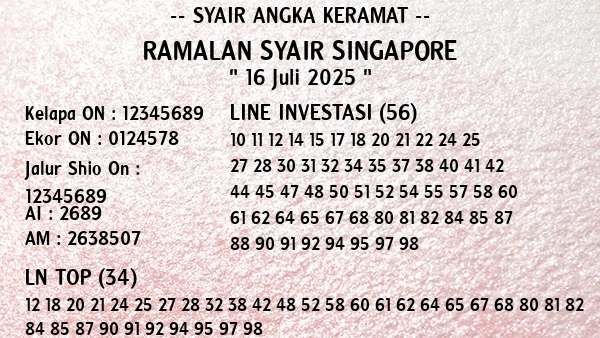 Prediksi Singapore
