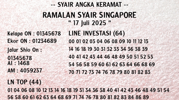 Prediksi Singapore