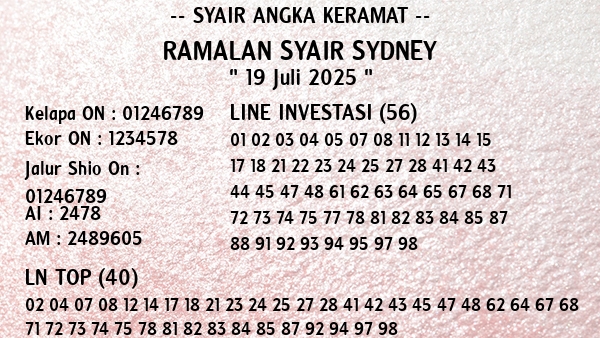 Prediksi Sydney