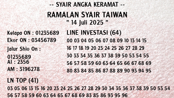 Prediksi Taiwan